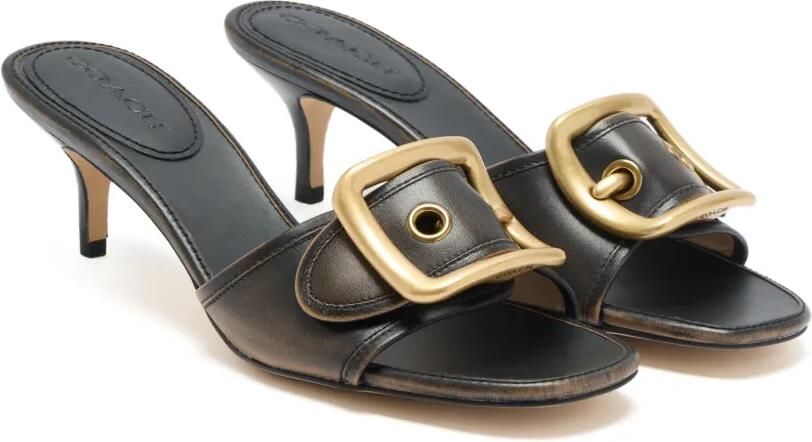 Coach Leren sandalen met gesp Zwart - Foto 2