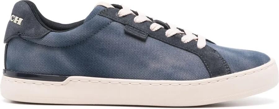 Coach Lowline canvas sneakers Blauw