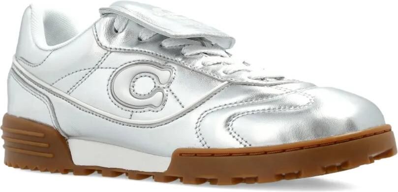 Coach Match sneakers met logopatch Zilver - Foto 4