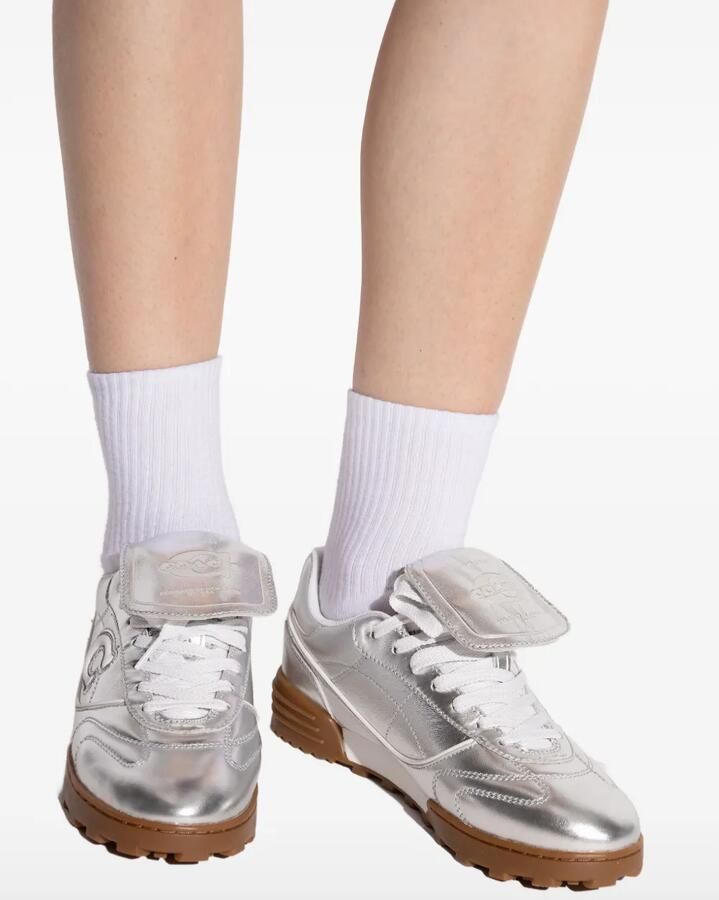 Coach Match sneakers met logopatch Zilver - Foto 2