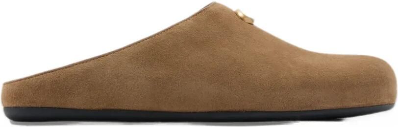 Coach sculpted c suede clogs Bruin