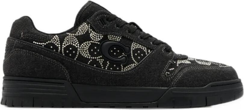 Coach Signature rhinestone-embellished sneakers Zwart