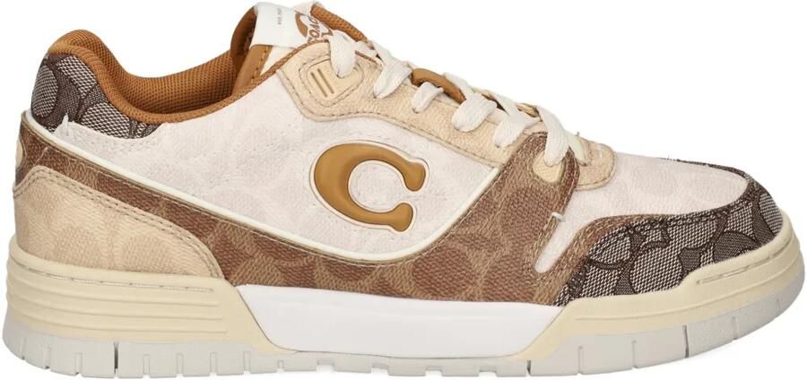 Coach Soho sneakers in mixed signature Beige