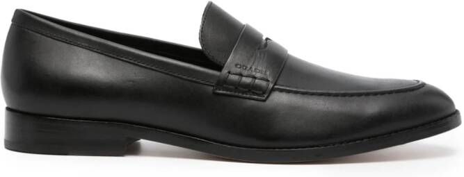 Coach Declan leren loafers Zwart