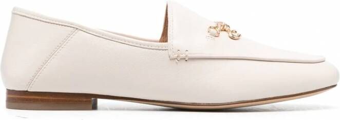 Coach Hannah leren loafers Beige