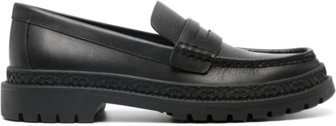 Coach Leren loafers Zwart