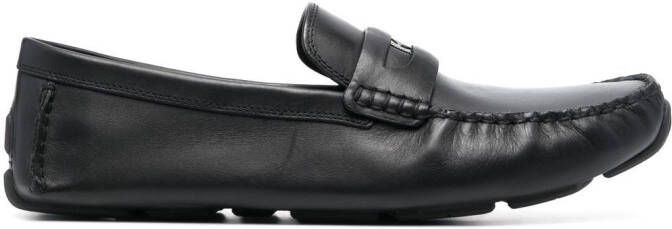 Coach Loafers met logoplakkaat Zwart