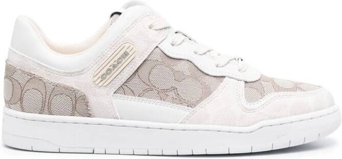 Coach Sneakers met monogramprint Beige