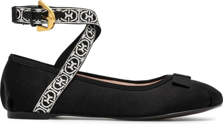 Coccinelle Ballerina's met enkelbandje Zwart