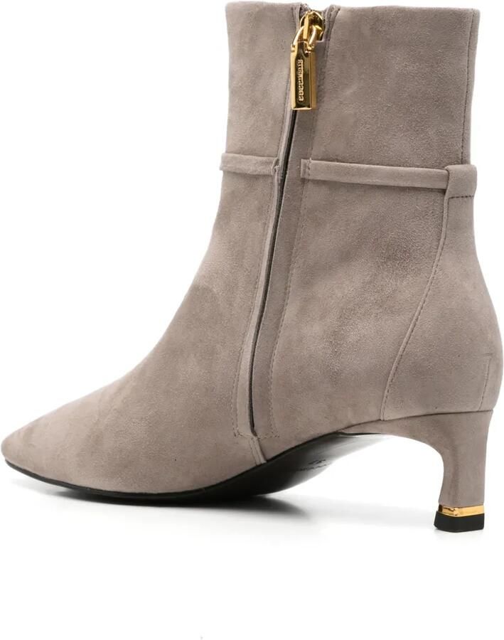 Coccinelle C-Look enkellaarzen met puntige neus en gesp Beige - Foto 3