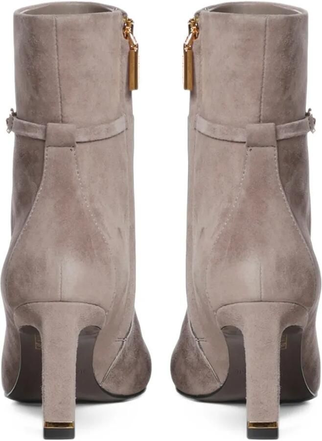 Coccinelle C-Look enkellaarzen met puntige neus en gesp Beige - Foto 4