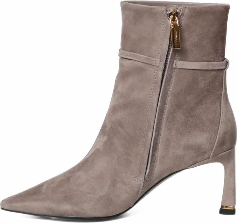 Coccinelle C-Look enkellaarzen met puntige neus en gesp Beige - Foto 3