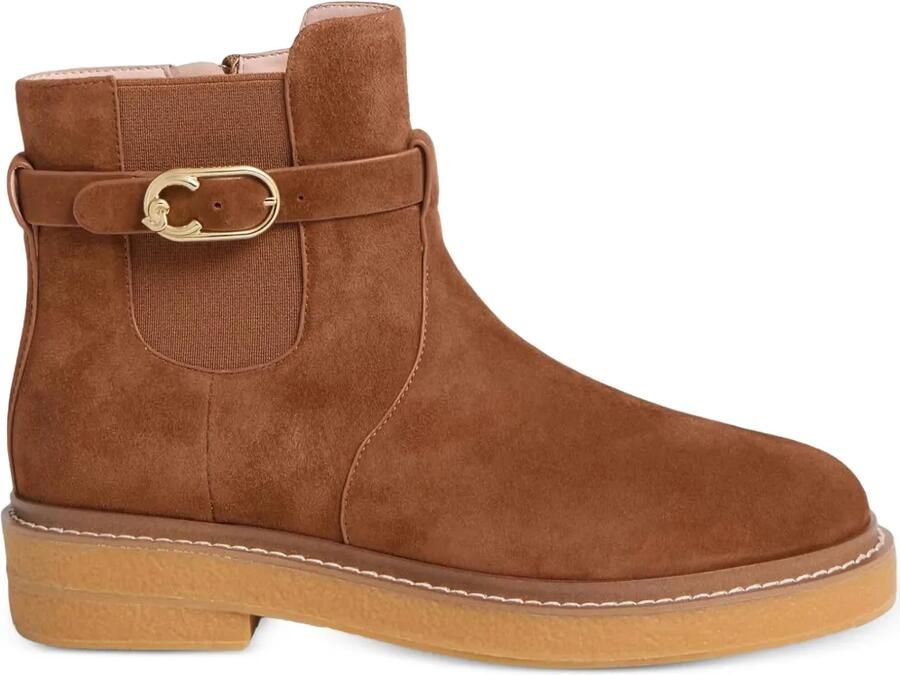 Coccinelle C-Saddle enkellaarzen Bruin