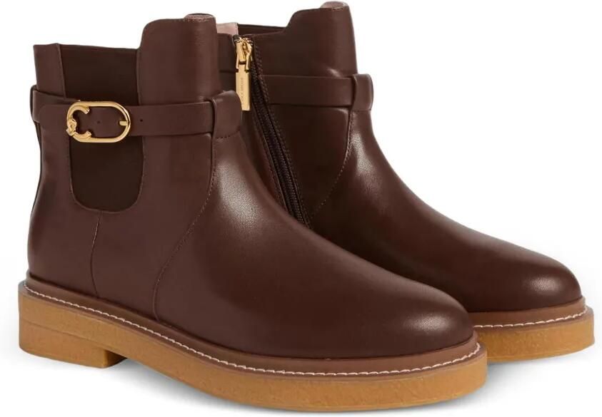 Coccinelle C-Saddle laarzen met gespbandje Bruin - Foto 5