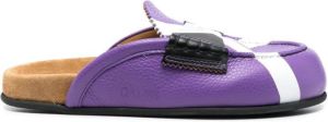College Muiltjes met colourblocking Paars