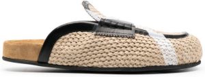 College Geweven muiltjes Beige