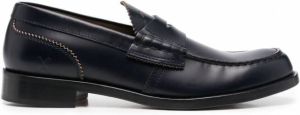 College Leren loafers Blauw