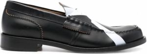 College Leren loafers Zwart
