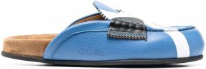 College Muiltjes met loafers Blauw