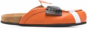College Muiltjes met loafers Oranje