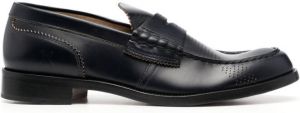 College Leren loafers Blauw