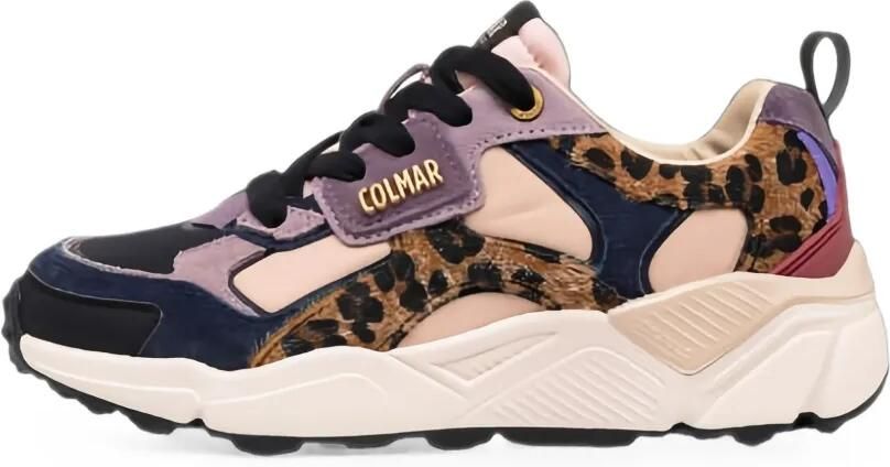 Colmar Garner Leopard sneakers met vlakken Beige