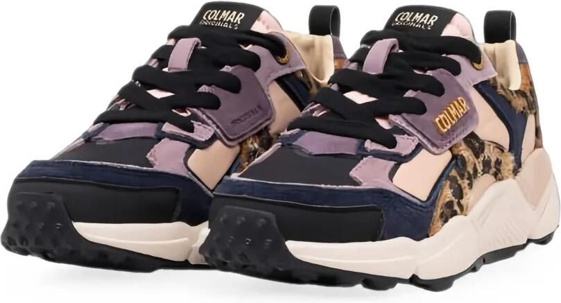 Colmar Garner Leopard sneakers met vlakken Beige - Foto 3