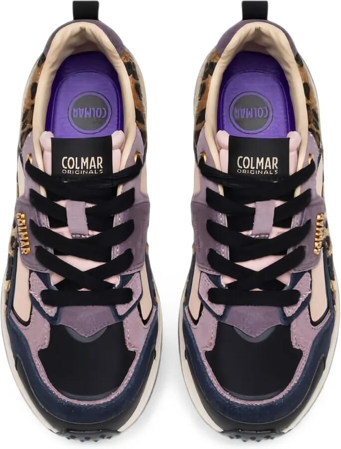 Colmar Garner Leopard sneakers met vlakken Beige - Foto 2