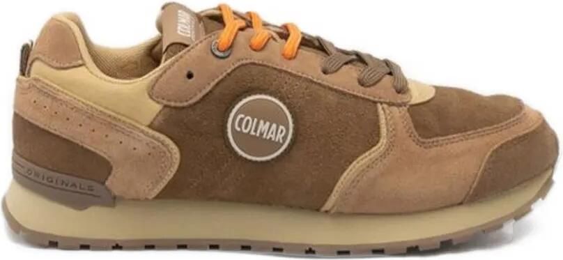 Colmar leather low-top sneakers Bruin