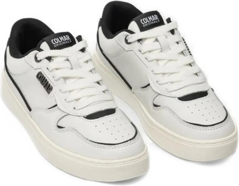 Colmar leather low-top sneakers Wit