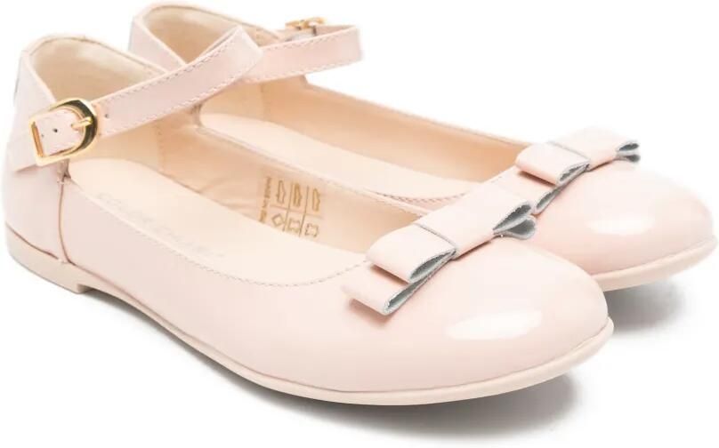 Colorichiari Ballerina's met strikdetail Roze
