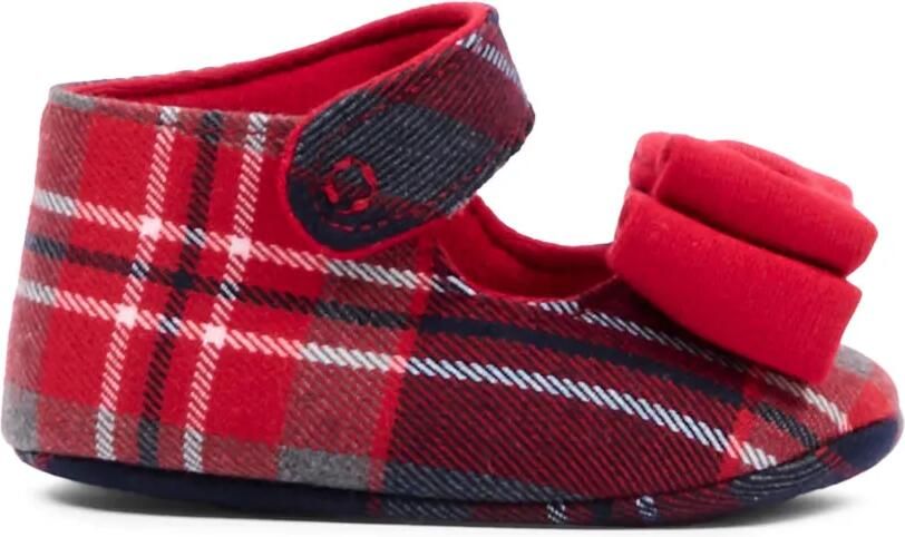 Colorichiari Ballerina's met tartan ruit en strikdetail Rood - Foto 3