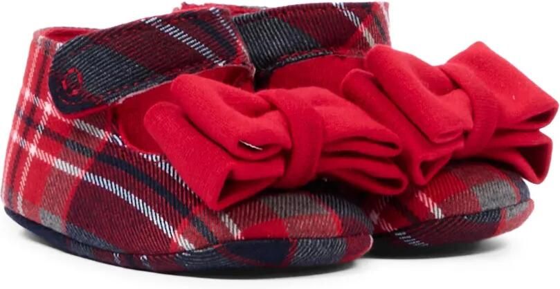 Colorichiari Ballerina's met tartan ruit en strikdetail Rood - Foto 5