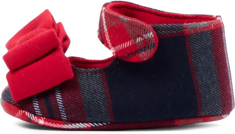 Colorichiari Ballerina's met tartan ruit en strikdetail Rood - Foto 4