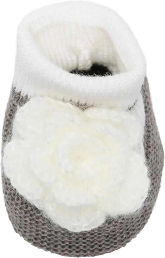 Colorichiari Gebreide schoenen met bloemdetail Grijs - Foto 3