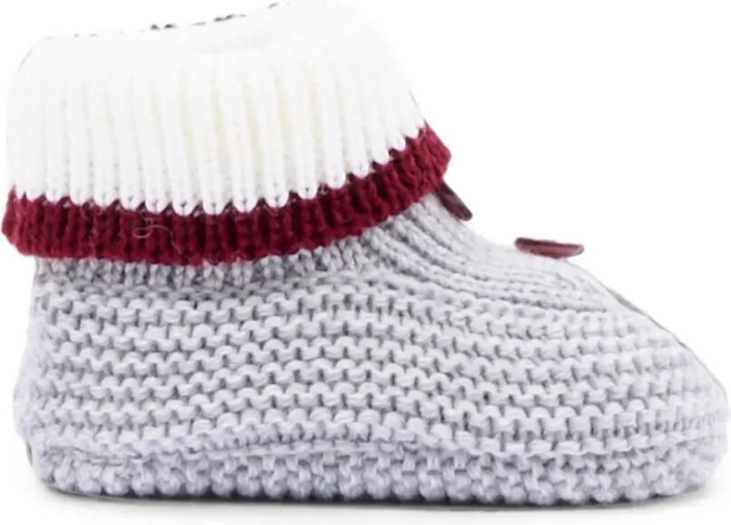 Colorichiari Gebreide schoenen met knoopdetail Grijs - Foto 2