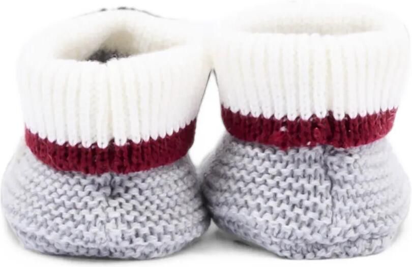 Colorichiari Gebreide schoenen met knoopdetail Grijs - Foto 5