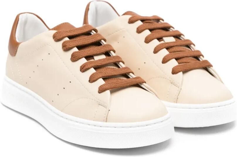 Colorichiari Leren sneakers Beige