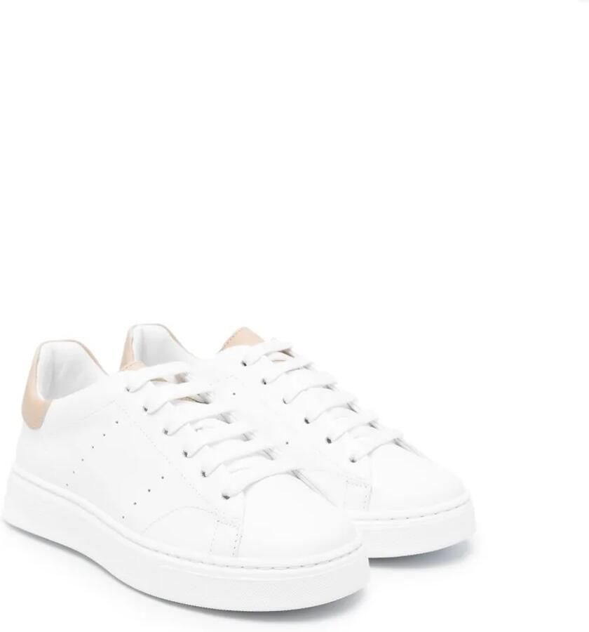 Colorichiari Leren sneakers met studs Wit
