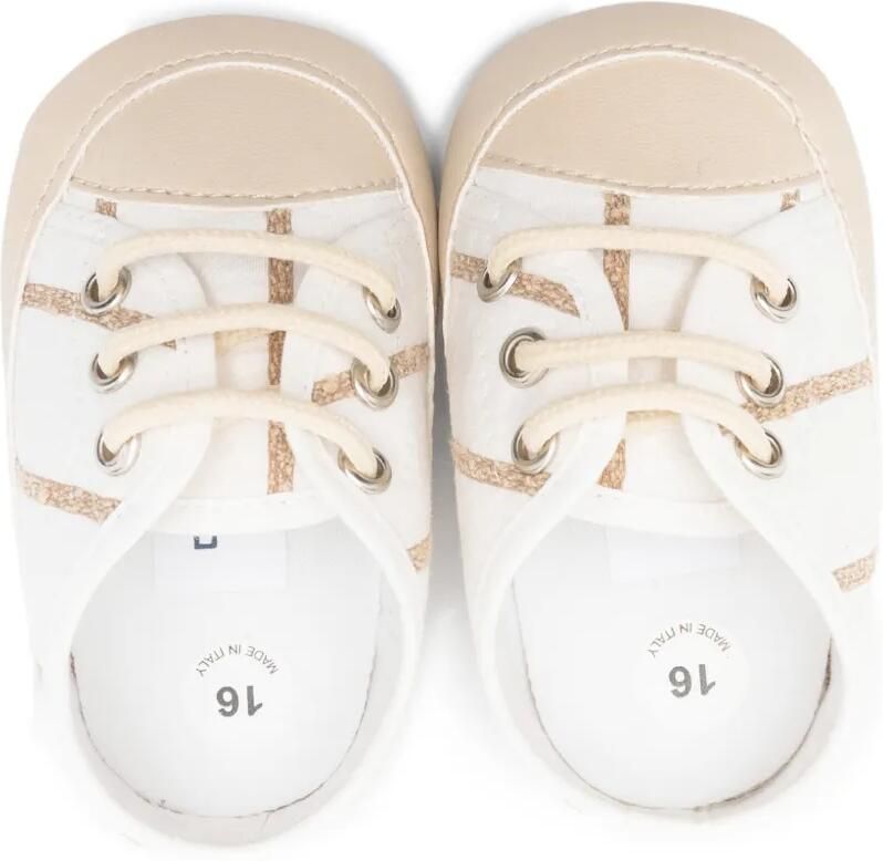 Colorichiari Sneakers met gestreept detail Wit - Foto 2