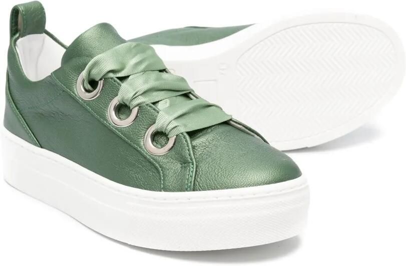 Colorichiari Sneakers met strikdetail Groen - Foto 3