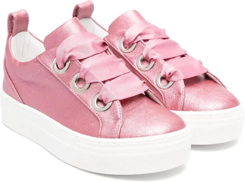 Colorichiari Sneakers met strikdetail Roze