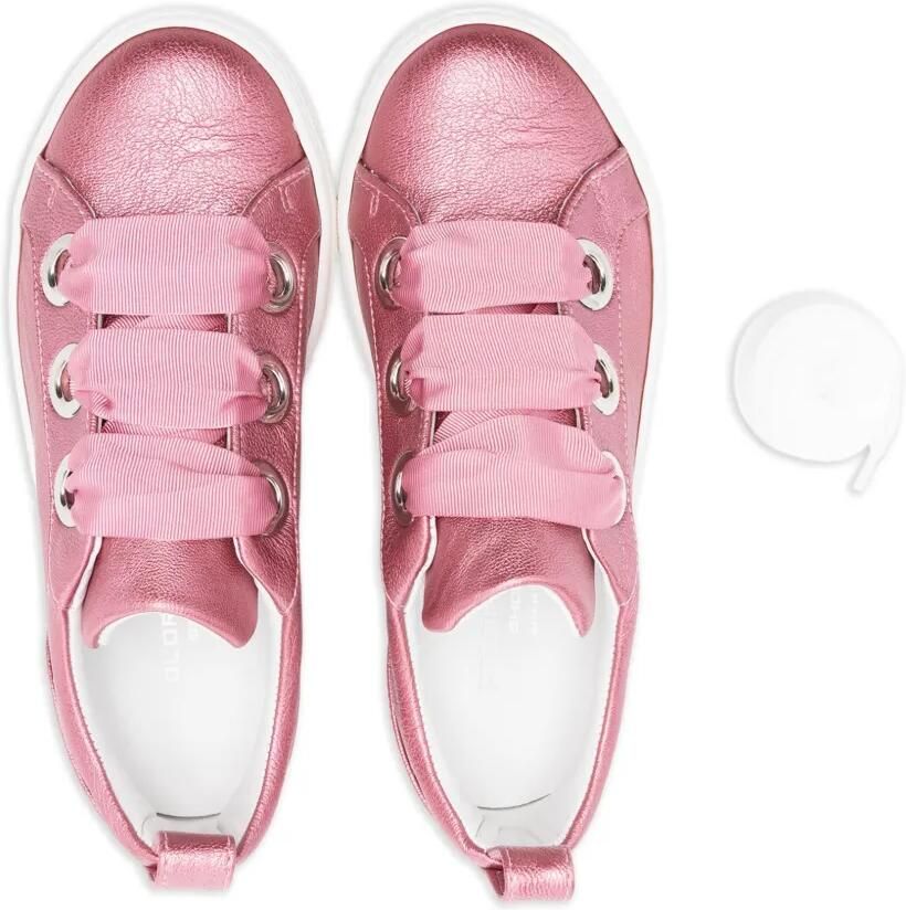 Colorichiari Sneakers met strikdetail Roze - Foto 2