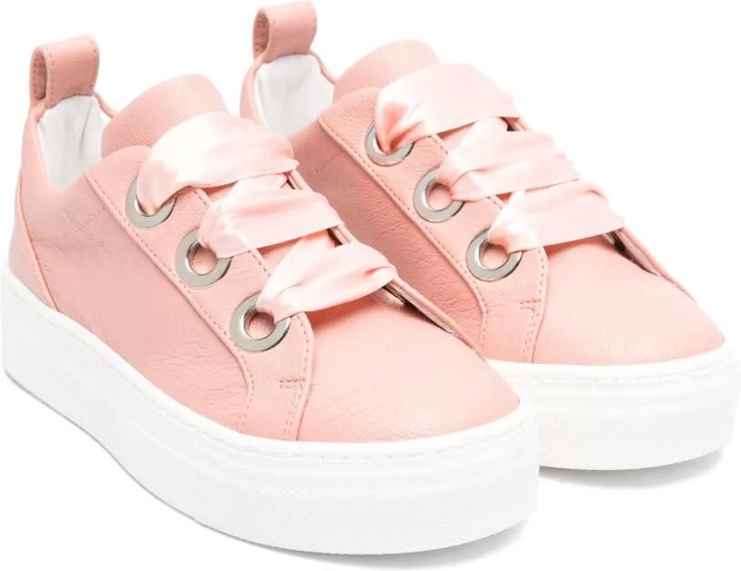 Colorichiari Sneakers met strikdetail Roze
