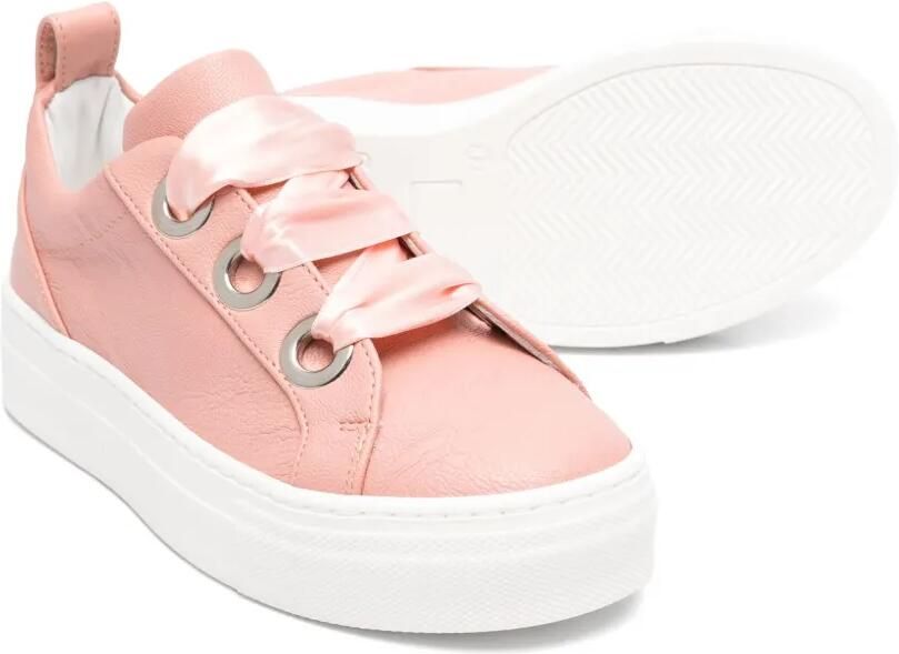 Colorichiari Sneakers met strikdetail Roze - Foto 3