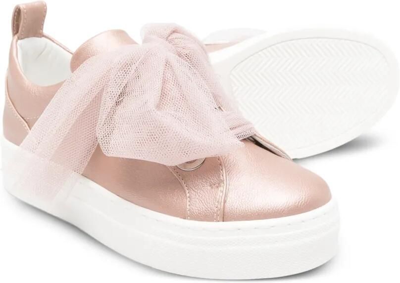 Colorichiari Sneakers met strikdetail Roze - Foto 3