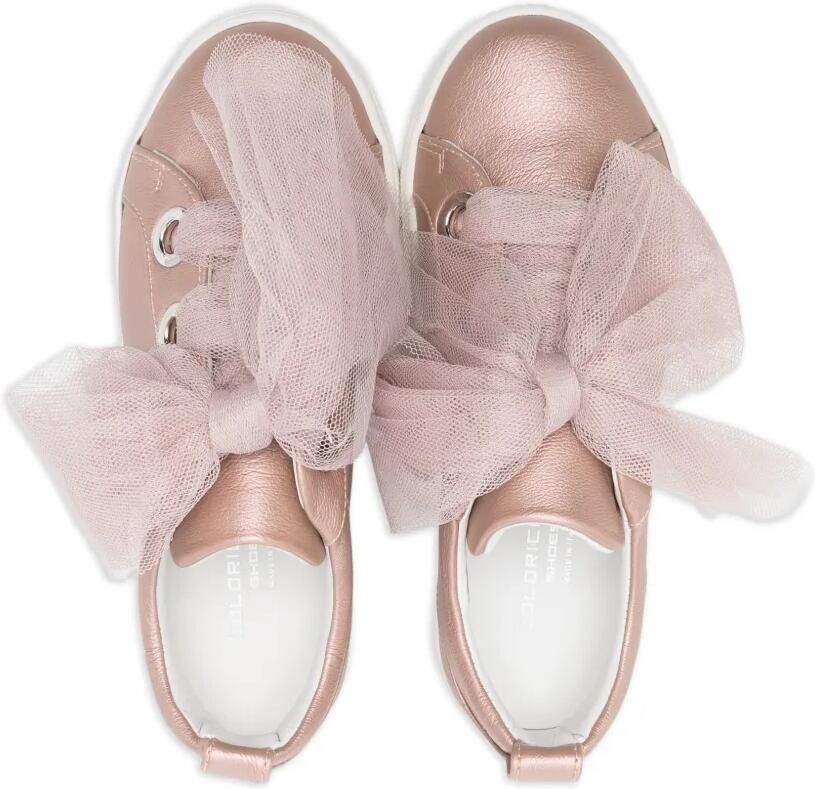 Colorichiari Sneakers met strikdetail Roze - Foto 2