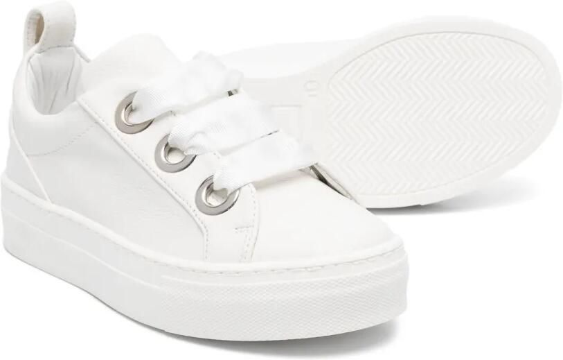 Colorichiari Sneakers met strikdetail Wit - Foto 3