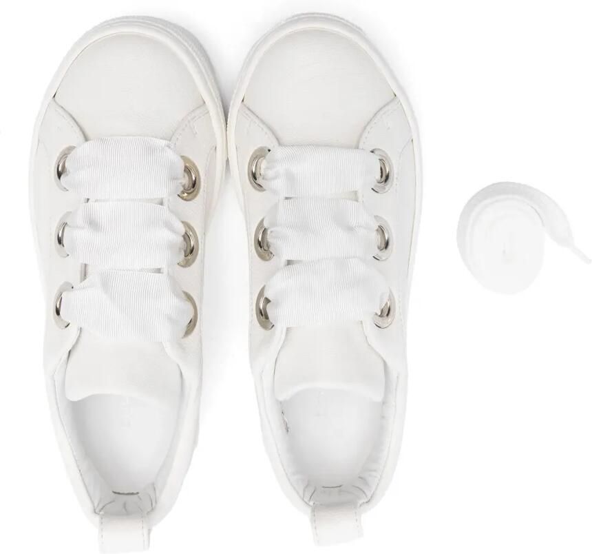 Colorichiari Sneakers met strikdetail Wit - Foto 2