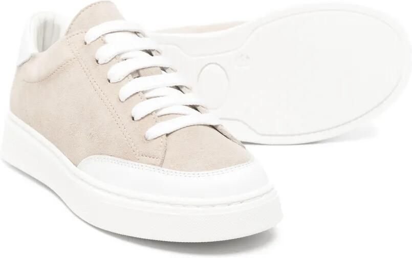 Colorichiari Sneakers met suède vlakken Beige - Foto 3